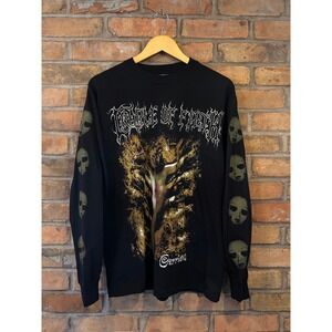 Cradle of Filth 2003 Carrion Smell the Grave Long Sleeve Shirt Black Mens M